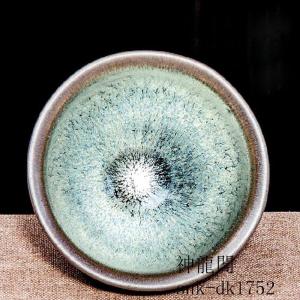 茶道具 抹茶茶碗 天目型 青磁 青結晶 寿泉窯 安藤寿保 : 茶道具いまや
