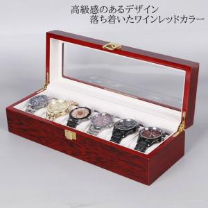 腕時計ケース おしゃれ 木製 6本 高級 時計...の詳細画像5