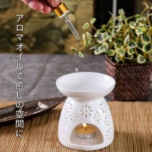 アロマポット 陶器 おしゃれ キャンドルホルダ...の詳細画像1