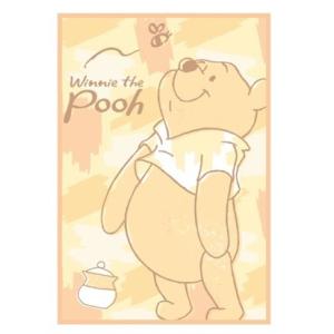 ◆【販売終了】ディズニー マイクロファイバー毛布（ くまのプーさん ）（沖縄不可） シングルサイズ　...