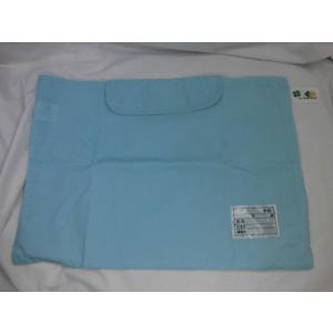 防災頭巾カバー　ブルー　外寸約45ｘ32ｃｍ　ポスト投函お届け　 防災ずきんカバー　背もたれ式カバー...