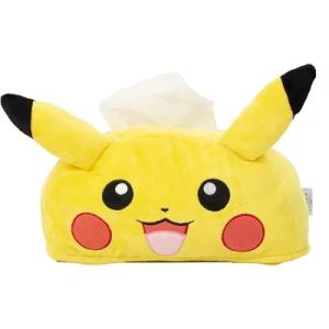 ピカチュウ ティッシュカバー 置き型 送料無料 ラッピング不可 キャラクター ティッシュボックスカバ...