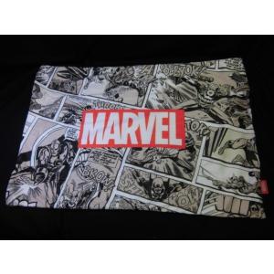 枕カバー 43×63 キャラクター マーベル ロゴ コミック柄 ポスト入れお届け 日本全国お届け M...
