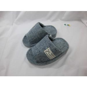 スリッパ　ダイエット　ブルー　ＢＬ　ワンポイント ワッペン　エステ スリッパ　ダイエットスリッパ　美...