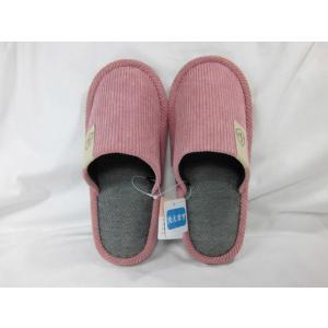 スリッパ　洗える　ピンク　ＰＩ　Ｍサイズ　外縫い　前閉じ　おしゃれ　かわいい　室内履き　シンプル　ワ...
