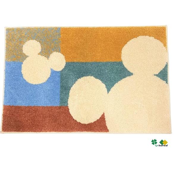 【販売終了】玄関マット ミッキーマウス マルチカラー 55ｘ85ｃｍ　室内用 ディズニー  隠れミッ...