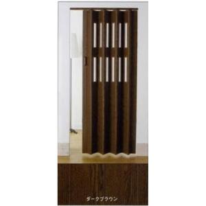 【販売終了】窓付き パネルドア クレア ダークブラウン 99ｘ174ｃｍ　L5004（北海道・沖縄・...