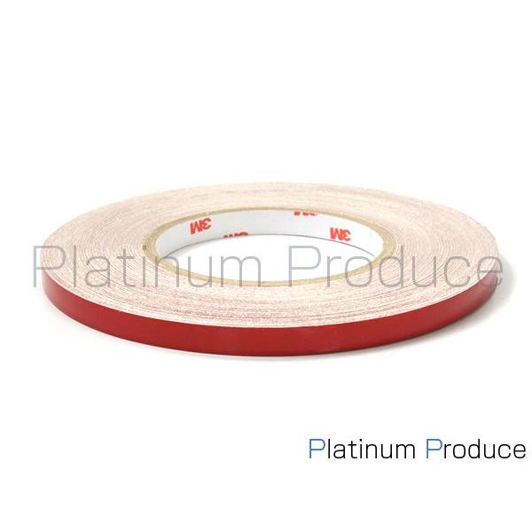 【メール便送料無料】 リフレクトラインテープ 反射ステッカー/外装用 45m巻 幅　10mm 赤　レ...