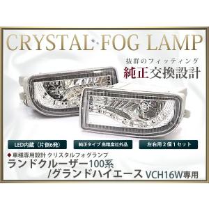 日本光軸仕様 トヨタ ランクル 100 101 前期 クリスタル ヘッドライト