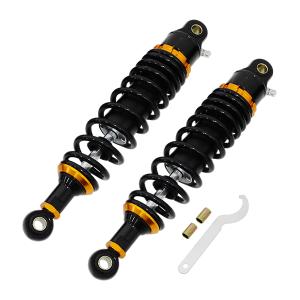 サスペンション ゼファー ZRX バリオス2 340mm 黒×紫 タンク付 2本