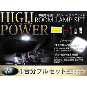 ハイパワー LEDルームランプセット レガシィ ワゴン BP5 H15〜H21 スバル 面発光 SMD 室内灯 ライト ホワイト 白 ルーム球 LED球 純正交換式