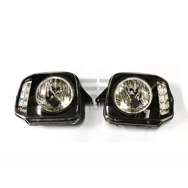 JB23 ジムニー CCFLリング付き LED ウィンカー ヘッドライト インナーブラック クリスタ...