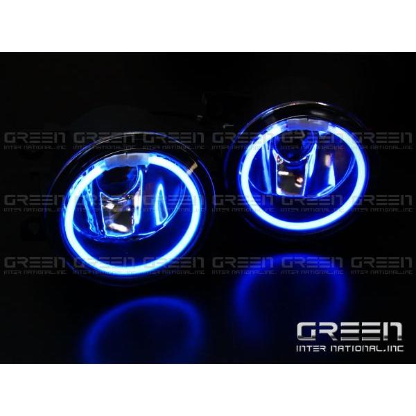 送料無料 CCFLイカリング内蔵 クリスタルガラス フォグランプ キューブライダー Z12 日産純正...