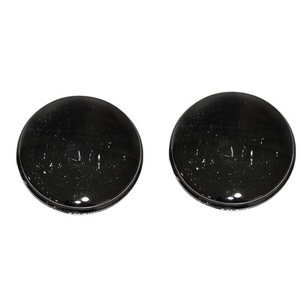 スモーク ガラスレンズ製 7インチ 丸型 ヘッドライト チェイサー MX30 インナーメッキ スモー...