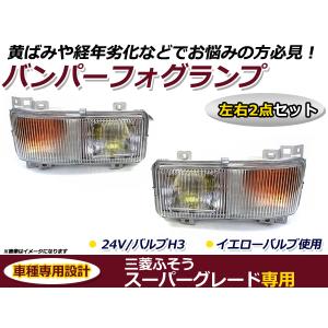 ふそう スーパーグレート バンパー フォグランプ 純正タイプ 大型車