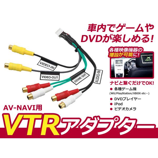 CCA-657-500 同等品 VTRアダプター 外部入力 クラリオン アゼスト  変換 アダプター...