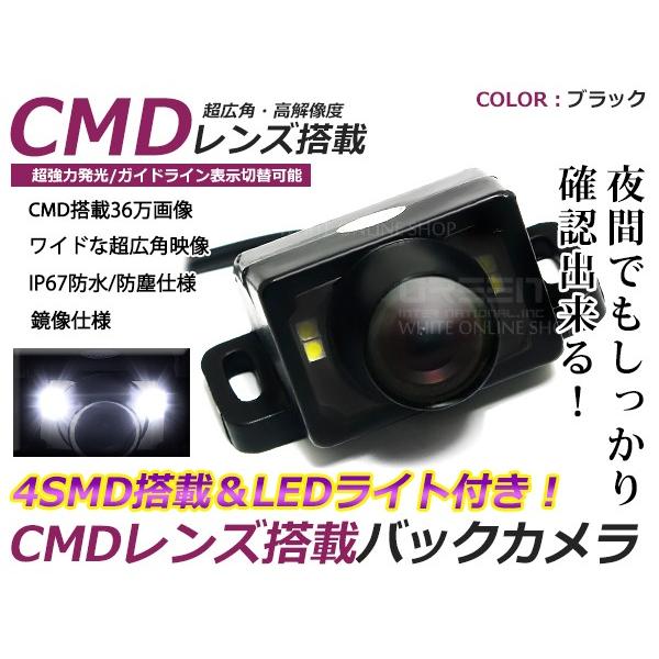 超小型 バックカメラ CMD 角型 12V ブラック 黒 高画質 リアカメラ 後付け 汎用 カーナビ...