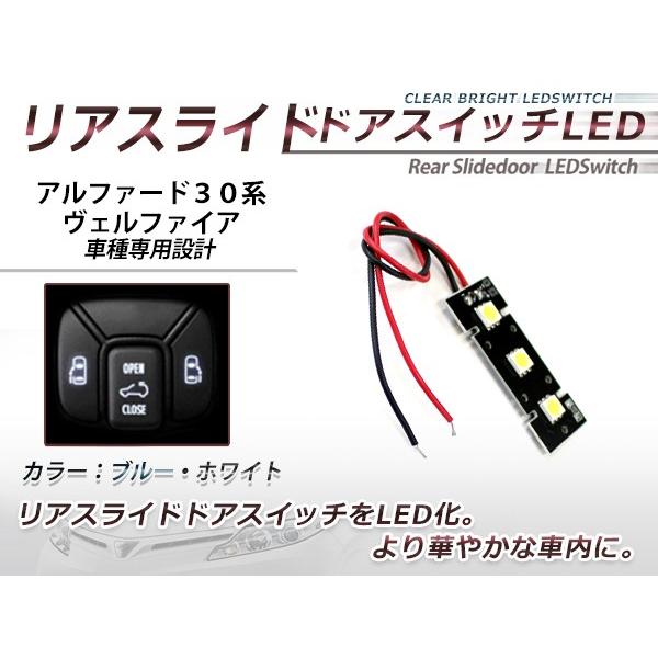 【メール便送料無料】 【選べるカラー2色】 トヨタ アルファード 30系 LEDリア スライドドアス...