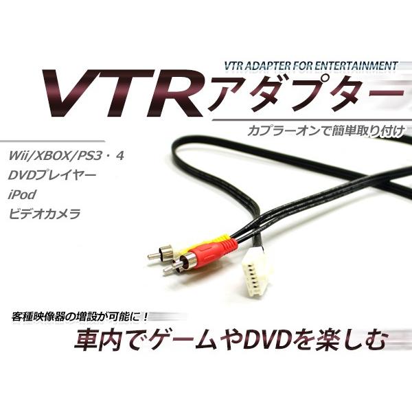 【メール便送料無料】 VTR入力アダプター トヨタ 外部入力 ディーラーオプションナビ用