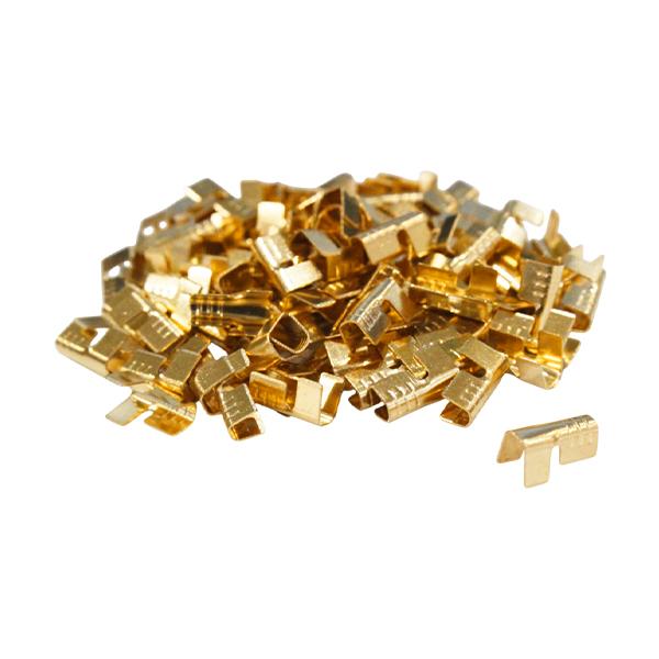 100個セット 配線接続 スプライス端子 圧着端子 1.5sq以下 結線 ターミナル オープンバレル...