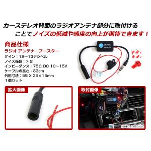 ラジオアンテナ ブースター 汎用 気になるノイ...の詳細画像1