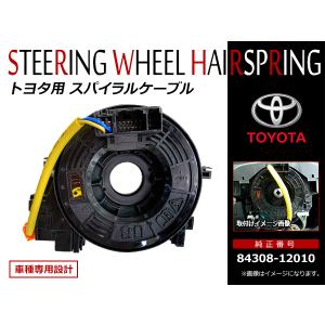 トヨタ エスクァイア ZRR80 ZWR80系 H26/1〜 スパイラルケーブル 84308
