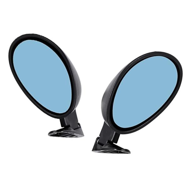 汎用 ブルーミラーレンズ ビタローニタイプ ミラー F1 カリフォルニアンタイプ 左右セット サイド...