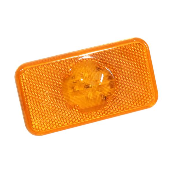 24V サイドマーカー VOLVO ボルボ FH4 マーカーライト マーカーランプ アンバー 1個 ...