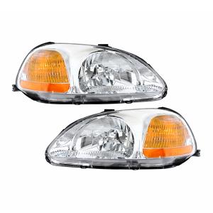 ek9 シビック　前期　ヘッドライト　新品　ek ek4 ek3 ヘッドライト 新1999-2000ホンダシビックEK EK9 JDMスタイル
