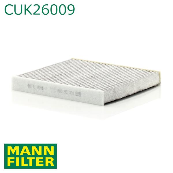 MANN AUDI A3 8VCXS キャビンフィルター 活性炭入りフィルター CUK26009 ア...