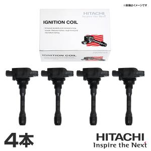 アステモ (旧日立) ウイングロード WHNY11 イグニッションコイル U08101-COIL 4本 日産 交換 パーツ 参考純正品番 22448-6N011 22448-6N015
