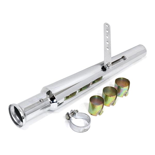 バイク アメリカン トランペット スリップオンマフラー 540mm XV125 XV250 XV40...