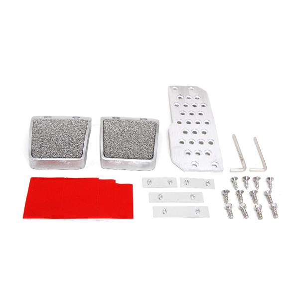 アルミ ペダルカバー 汎用 アルミペダル 車用 MT用 アクセル ブレーキ クラッチ マニュアル 滑...