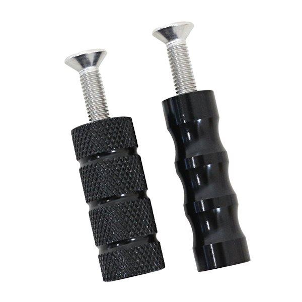 バックステップ ペダルバー ブラック 左右セット zrx1100 1200daeg gpz900r ...