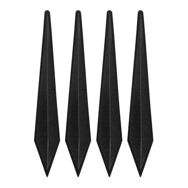 バックミラー ドアガード ボルテックスジェネレーター ゴムカナード ブラック カスタム レクサス I...