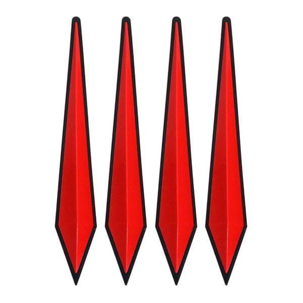 バックミラー ドアガード ボルテックスジェネレーター ゴムカナード レッド カスタム レクサス IS...