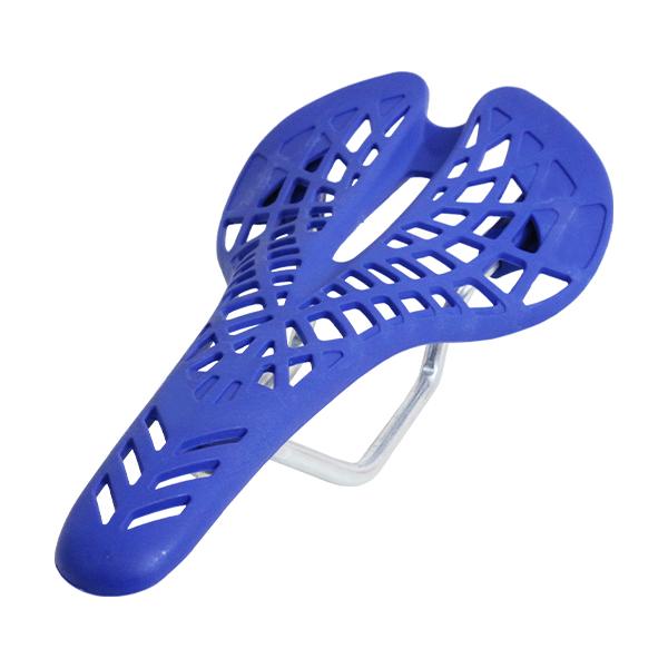 自転車 スパイダー メッシュ サドル ブルー 青 軽い 軽量 交換 ロードバイク クロスバイク マウ...