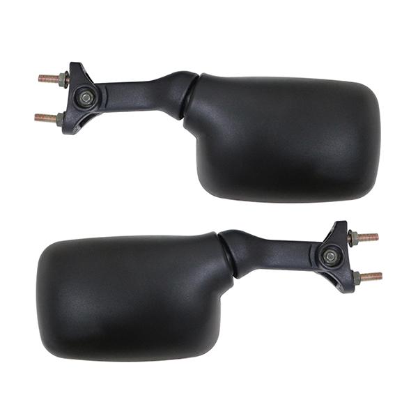 カウルミラー バックミラー ブラック スクエア 左右 バイク ZXR250 ZXR400 ZXR75...