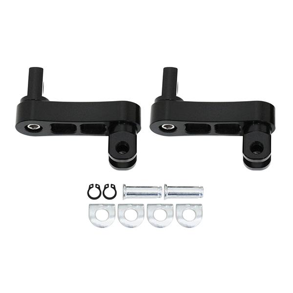 CNC アルミ ステップ エクステンション ペグ ブラケット ハーレー スポーツスター XL833 ...