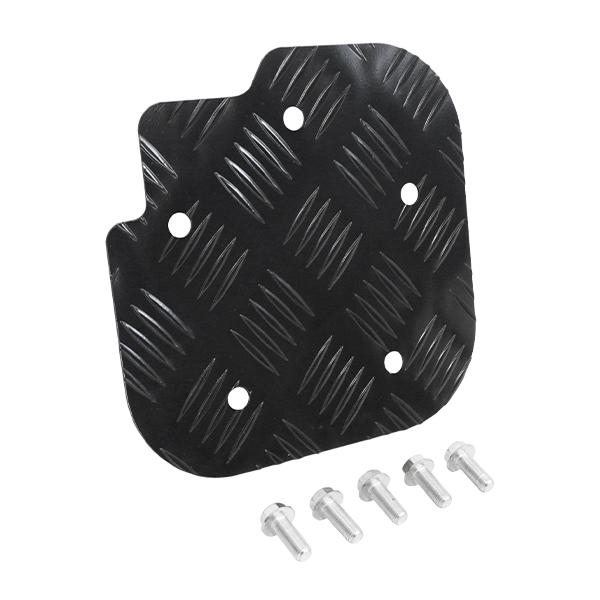 ボルト付き スペアタイヤ プレート ブラック 黒 スズキ ジムニー JB23 アルミ スペアタイヤ ...