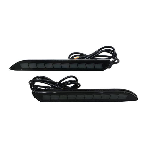 LED リフレクター 流れる シーケンシャル 左右セット スモーク 2段階点灯 トヨタ ヴェルファイ...