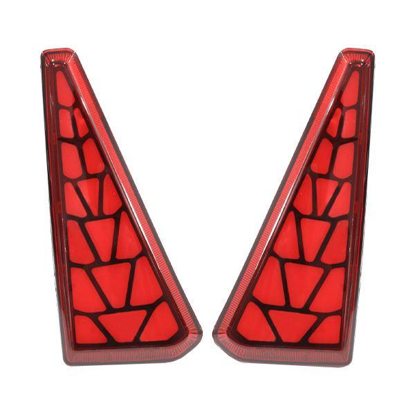 LED リフレクター 流れる シーケンシャル 左右セット レッド トヨタ ヴォクシー ZS/ノア S...