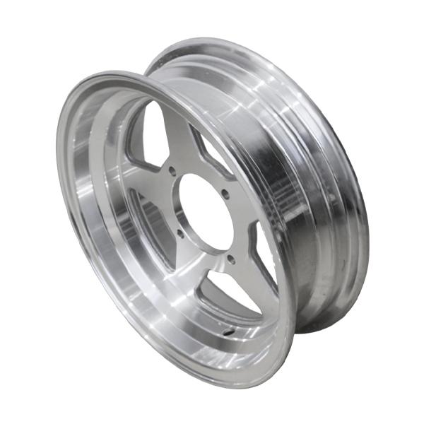 バイク用 タイヤ ホイール 10インチ ワイドホイール 3J シルバー 銀 3J 10inch フロ...