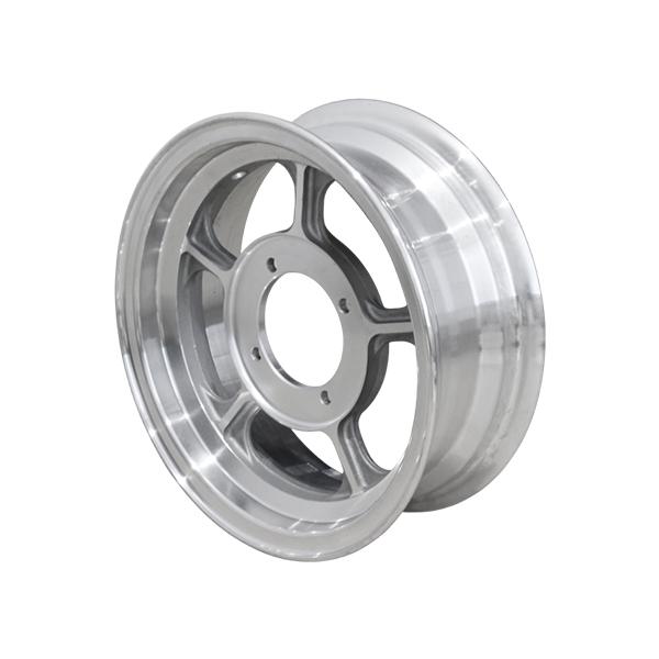 バイク用 タイヤ ホイール 10インチ ワイドホイール 3.5J シルバー 銀 3.5J 10inc...