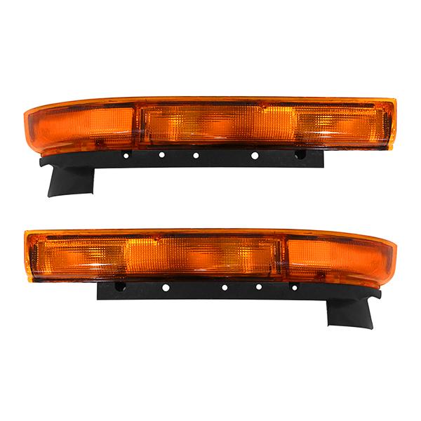 ウインカーレンズ 運転席側 助手席側 LR 左右セット オレンジ 三菱ふそう FUSO キャンター ...