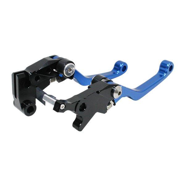 Ninja250 EX250K DトラッカーX Dトラッカー125 ブルー 青 アルミ削り出し ブレ...