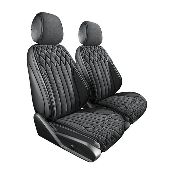 シートカバー クライスラー 200 JS ブラック スエード エプロンタイプ 汎用 簡単取付 座席 ...