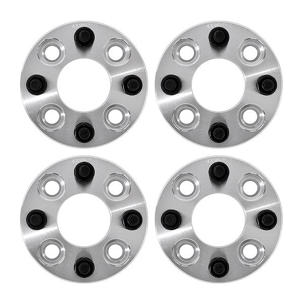 PCD変換 ワイドトレッドスペーサー チェンジャー 4穴 PCD98→PCD100 1.25 25m...