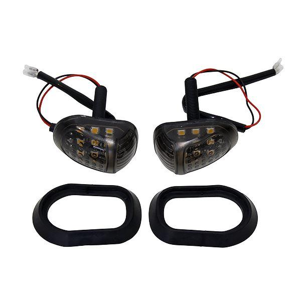 バイク用 LED ウインカー 埋め込み スモーク 純正タイプ CBR250RR MC51 YZF-R...