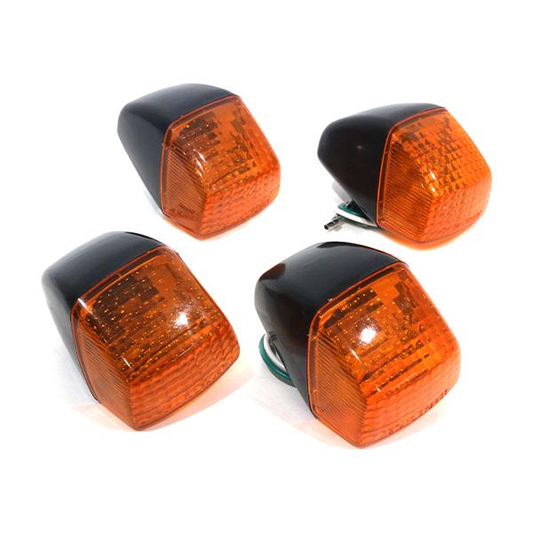 純正タイプ ウインカー 4個セット オレンジ ブラック 汎用 ホンダ CBR250RR MC22 N...